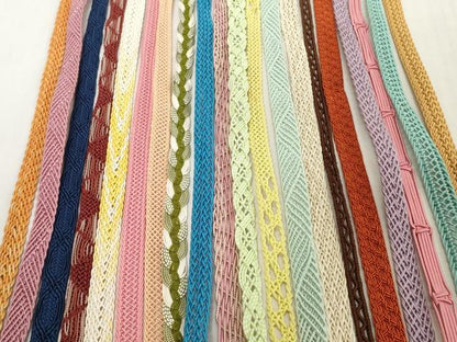 平和屋着物＊夏物　和装小物　帯締め20本セット　レース織　逸品　DABH2445zzz