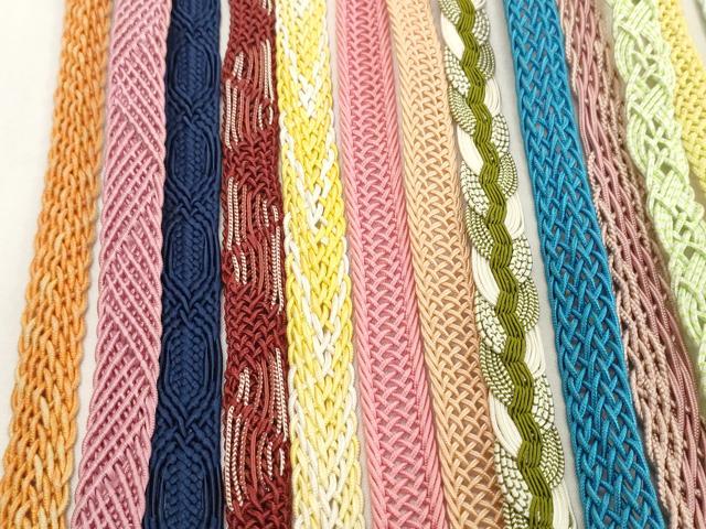 平和屋着物＊夏物　和装小物　帯締め20本セット　レース織　逸品　DABH2445zzz