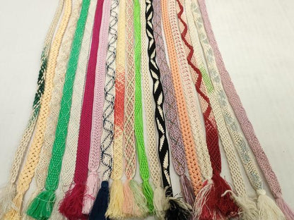 平和屋着物＊夏物　和装小物　帯締め20本セット　レース織　逸品　DABH2447zzz