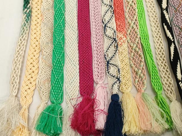 平和屋着物＊夏物　和装小物　帯締め20本セット　レース織　逸品　DABH2447zzz