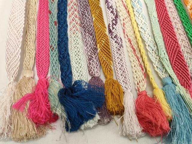 平和屋着物＊夏物　和装小物　帯締め20本セット　レース織　逸品　DABH2449zzz