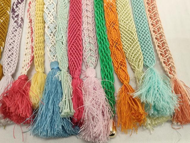 平和屋着物＊夏物　和装小物　帯締め20本セット　レース織　逸品　DABH2449zzz