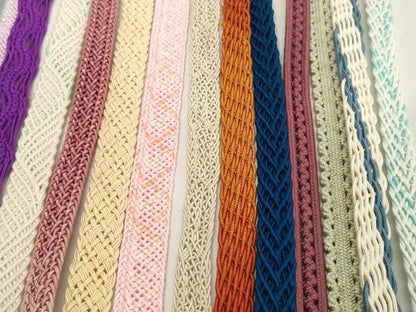 平和屋着物＊夏物　和装小物　帯締め20本セット　レース織　金糸　逸品　DABH2450zzz
