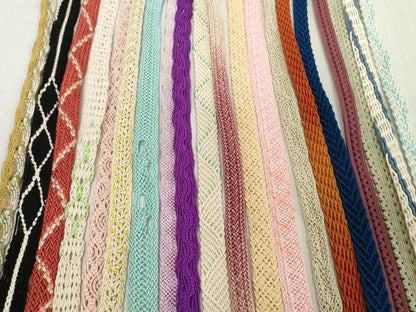 平和屋着物＊夏物　和装小物　帯締め20本セット　レース織　金糸　逸品　DABH2450zzz