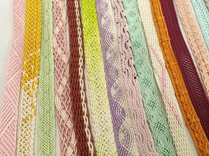 平和屋着物＊夏物　和装小物　帯締め20本セット　レース織　逸品　DABH2452zzz