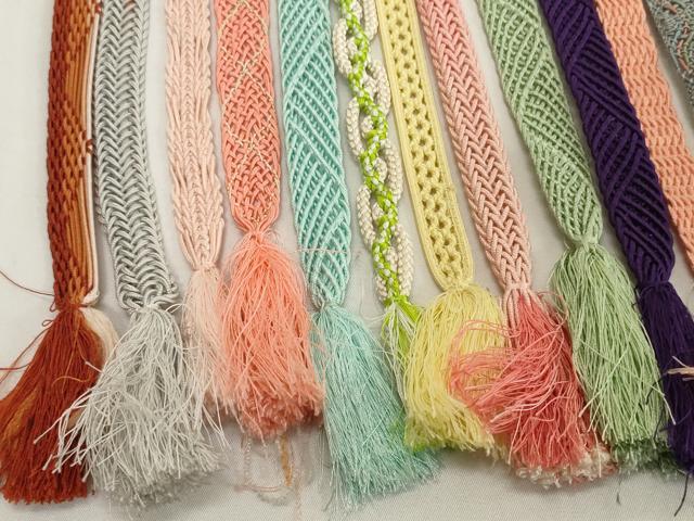 平和屋着物＊夏物　和装小物　帯締め20本セット　レース織　逸品　DABH2453zzz