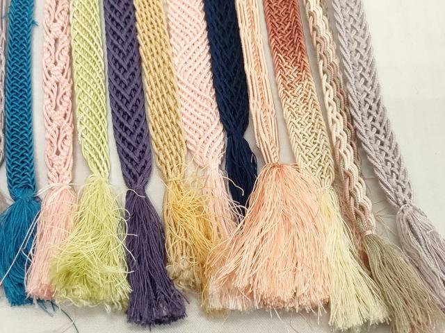 平和屋着物＊夏物　和装小物　帯締め20本セット　レース織　逸品　DABH2455zzz