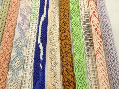 平和屋着物＊夏物　和装小物　帯締め20本セット　レース織　金銀糸　逸品　DABH2456zzz