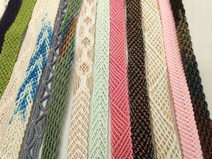 平和屋着物＊夏物　和装小物　帯締め20本セット　レース織　逸品　DABH2461zzz