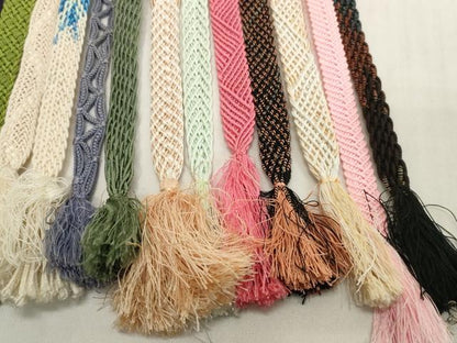平和屋着物＊夏物　和装小物　帯締め20本セット　レース織　逸品　DABH2461zzz