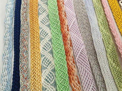 平和屋着物＊夏物　和装小物　帯締め20本セット　レース織　逸品　DABH2462zzz