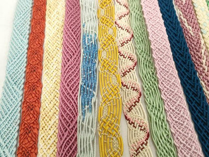 平和屋着物＊夏物　和装小物　帯締め20本セット　レース織　逸品　DABH2468zzz