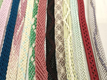 平和屋着物＊夏物　和装小物　帯締め20本セット　レース織　逸品　DABH2468zzz