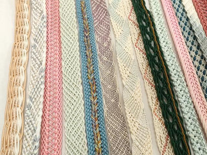 平和屋着物＊夏物　和装小物　帯締め20本セット　レース織　逸品　DABH2470zzz