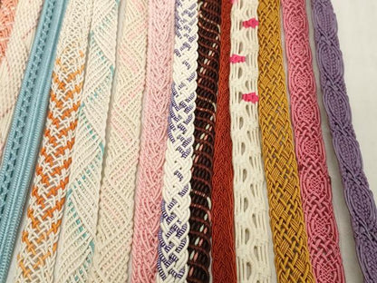平和屋着物＊夏物　和装小物　帯締め20本セット　レース織　逸品　DABH2471zzz