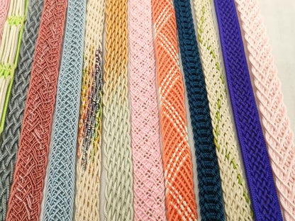 平和屋着物＊夏物　和装小物　帯締め20本セット　レース織　金糸　逸品　DABH2472zzz