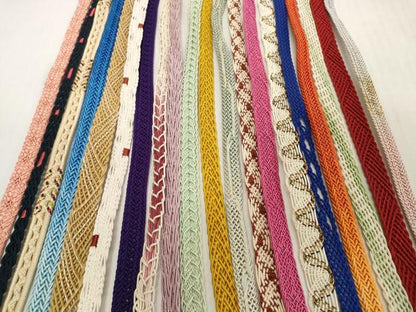 平和屋着物＊夏物　和装小物　帯締め20本セット　レース織　金糸　逸品　DABH2475zzz