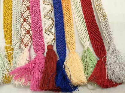 平和屋着物＊夏物　和装小物　帯締め20本セット　レース織　金糸　逸品　DABH2475zzz