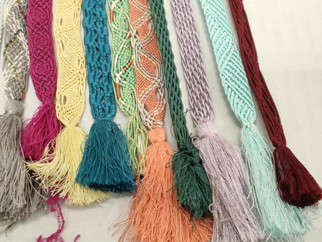 平和屋着物＊夏物　和装小物　帯締め20本セット　レース織　逸品　DABH2476zzz