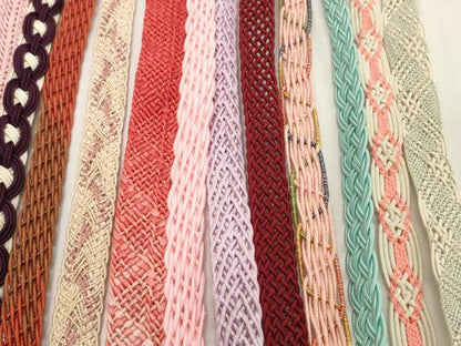 平和屋着物＊夏物　和装小物　帯締め20本セット　レース織　逸品　DABH2479zzz