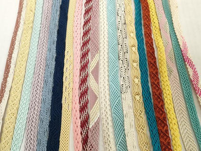 平和屋着物＊夏物　和装小物　帯締め20本セット　レース織　金糸　逸品　DABH2484zzz