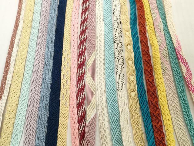 平和屋着物＊夏物　和装小物　帯締め20本セット　レース織　金糸　逸品　DABH2484zzz