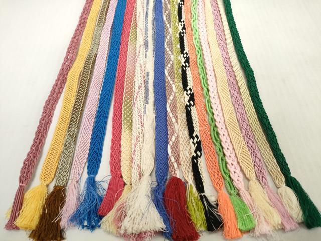 平和屋着物＊夏物　和装小物　帯締め20本セット　レース織　逸品　DABH2485zzz