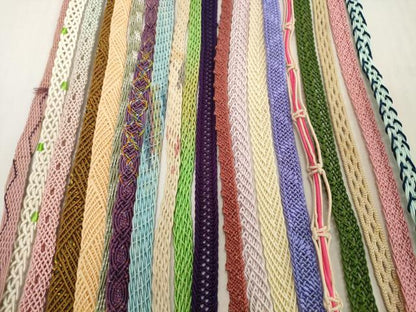 平和屋着物＊夏物　和装小物　帯締め20本セット　レース織　逸品　DABH2486zzz