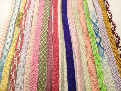平和屋着物＊夏物　和装小物　帯締め20本セット　レース織　金糸　逸品　DABH2487zzz