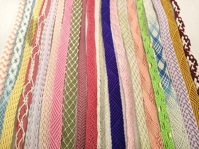 平和屋着物＊夏物　和装小物　帯締め20本セット　レース織　金糸　逸品　DABH2487zzz