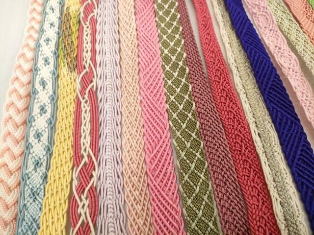 平和屋着物＊夏物　和装小物　帯締め20本セット　レース織　金糸　逸品　DABH2487zzz