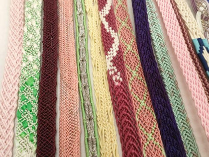平和屋着物＊夏物　和装小物　帯締め20本セット　レース織　金銀糸　逸品　DABH2489zzz