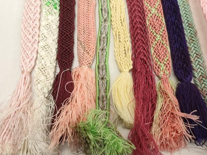平和屋着物＊夏物　和装小物　帯締め20本セット　レース織　金銀糸　逸品　DABH2489zzz