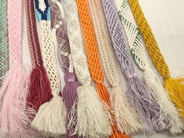 平和屋着物＊夏物　和装小物　帯締め20本セット　レース織　金銀糸　逸品　DABH2489zzz