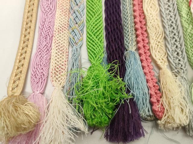 平和屋着物＊夏物　和装小物　帯締め20本セット　レース織　銀糸　逸品　DABH2490zzz