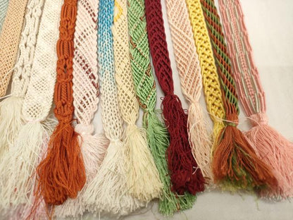 平和屋着物＊夏物　和装小物　帯締め20本セット　レース織　金糸　逸品　DABH2491zzz