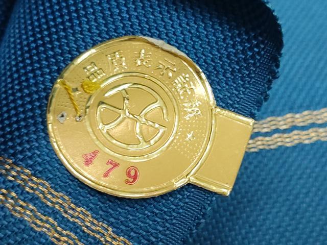 平和屋着物●西陣　龍村美術織物　たつむら　名古屋帯　帯反物　北欧唐花文　金糸　証紙付き　逸品　未使用　DABH2541zzz