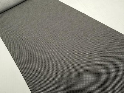 平和屋着物▼江戸小紋　反物　着尺　伊勢型　角通し　黒地　逸品　未使用　DABH2570zzz
