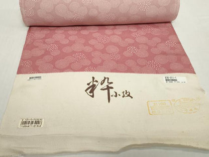平和屋着物▼小紋　反物　着尺　渦　逸品　未使用　DABH2572zzz
