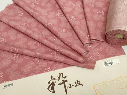 平和屋着物▼小紋　反物　着尺　渦　逸品　未使用　DABH2572zzz