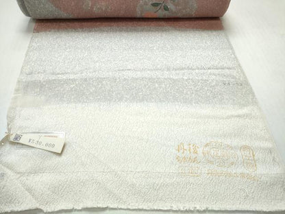 平和屋着物●付下げ　反物　着尺　雪輪花文　上代53万　逸品　未使用　DABH2584zzz
