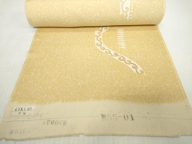 平和屋着物●付下げ　反物　着尺　壁画花文　逸品　未使用　DABH2595zzz