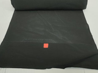 平和屋着物＊夏物　黒紋付　黒反物　着尺　絽　逸品　未使用　DABH2601zzz