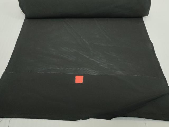 平和屋着物＊夏物　黒紋付　黒反物　着尺　絽　逸品　未使用　DABH2601zzz
