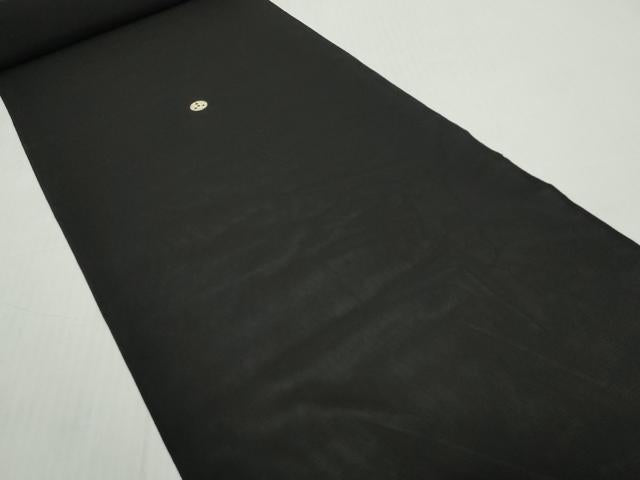 平和屋着物＊夏物　黒紋付　黒反物　着尺　絽　逸品　未使用　DABH2601zzz