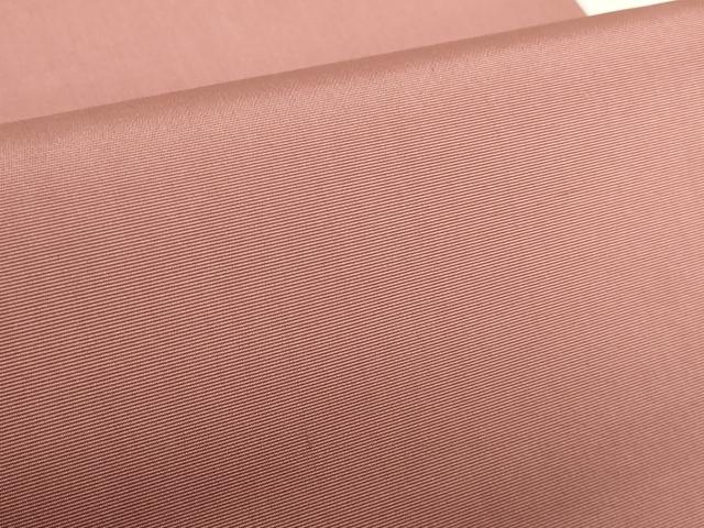 平和屋着物▼本場筑前博多織　名古屋帯　帯反物　ひとえ帯　桑茶色×蘇芳香色　大丸扱い　逸品　未使用　DABH2607zzz