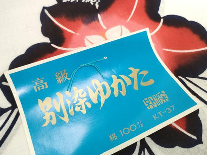 平和屋着物＊夏物　浴衣　反物　着尺　注染　花重ね　綿　逸品　未使用　DABH2664zzz
