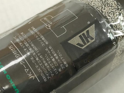 平和屋着物＊夏物　ファッションデザイナー　コシノジュンコ　浴衣　反物　着尺　抽象間道　黒地　証紙付　綿　逸品　未使用　DABH2671zzz