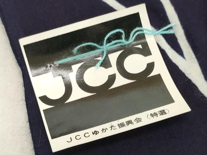 平和屋着物＊夏物　浴衣　反物　着尺　注染　枝花文　綿　逸品　未使用　DABH2672zzz