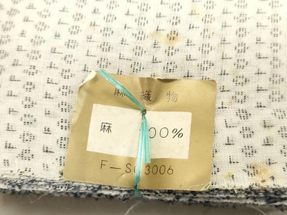 平和屋着物＊夏物　本麻上布　反物　着尺　絣文様　麻　逸品　未使用　DABH2676zzz